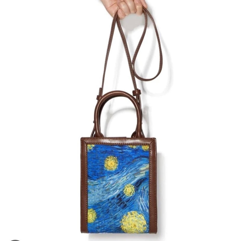 New Van Gogh inspired cross body satchel purse